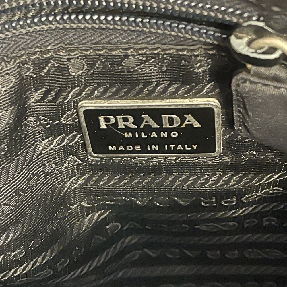Prada Sleek Black Nylon Handbag - Picture 7 of 7